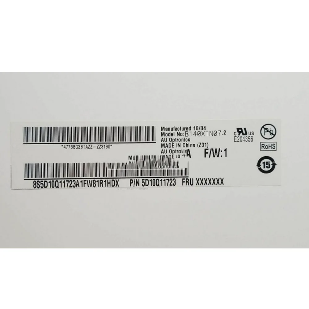 B140XTN07.2 B140XTN07 светодиодный ЖК дисплей Экран ноутбук Дисплей матрица 14 0 &quotHD 1366x768 30