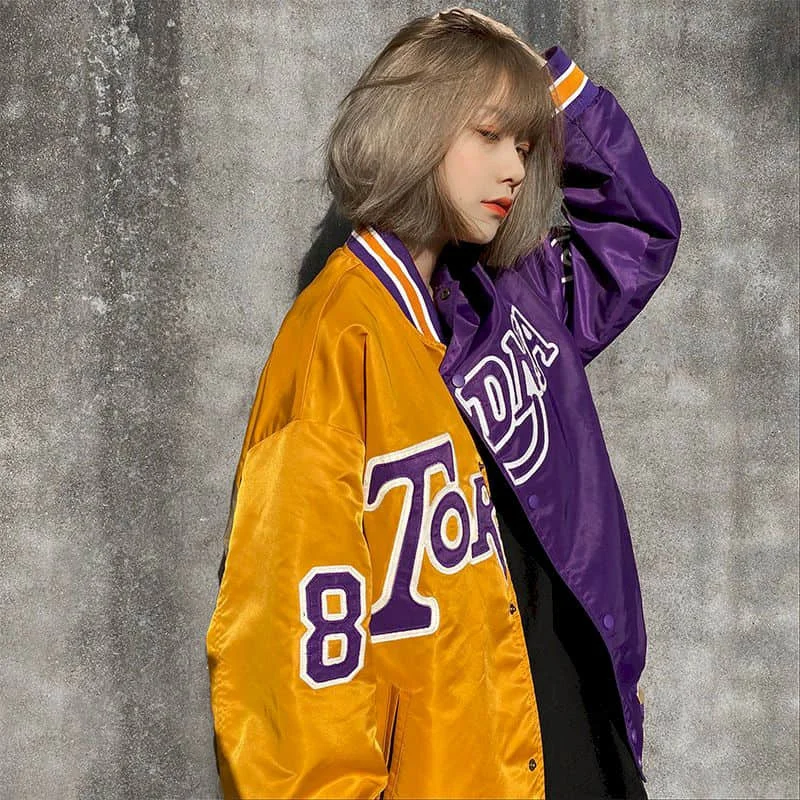 

2021 new jacket male loose Hip Hop baseball uniform commemorative spirit coat spring autumn men women handsome punk streetwear