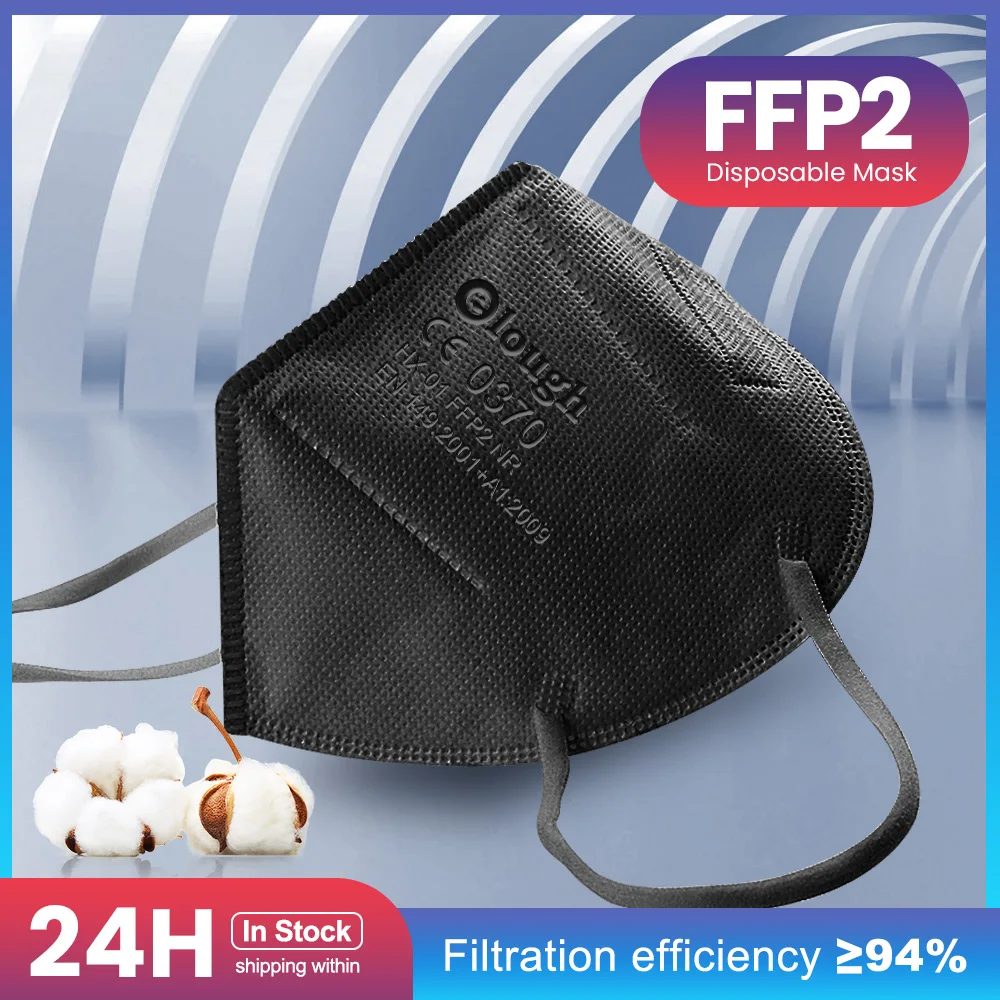 Маска для взрослых kn95 ffp2 mascarilla neгра fpp2 одобренная гигиеническая Защитная дышащая
