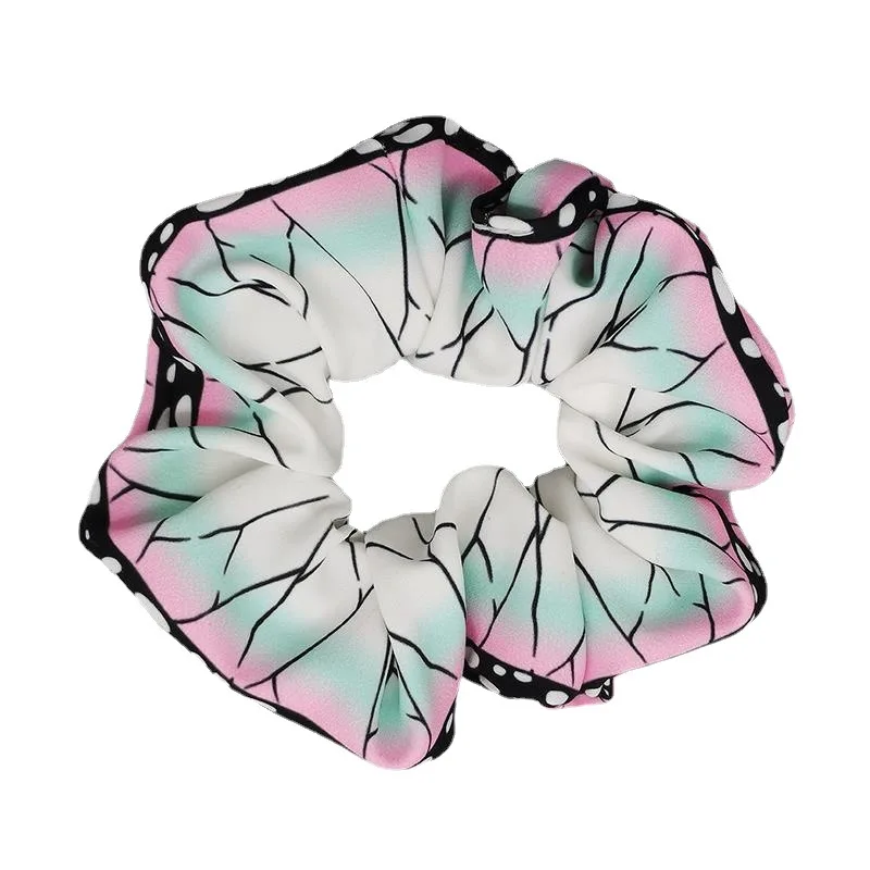 

Anime Demon Slayer Headwear Cosplay Hair Ring Nezuko Zenitsu Tanjirou Makomo Tamayo Features Fashion Hair Accessories Girl