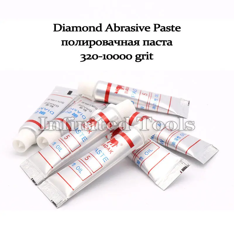 Grit 320-10000 Diamond Abrasive Paste Needle Tube Grinding Polishing Lapping Grinding Paste Jade Glass Mirror Diamond Paste