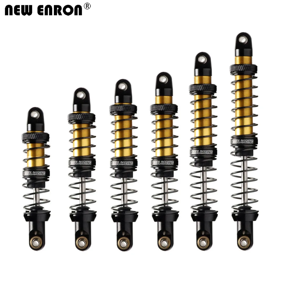 Регулируемый металлический амортизатор масла RC 4 шт. 70 мм 80 90 100 110 120 впитывает для