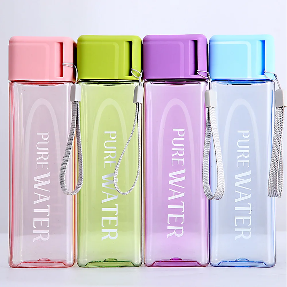 

Простая квадратная чашка для воды, индивидуальная фотография, для мужчин и женщин, креативная портативная герметичная термостойкая пласти...