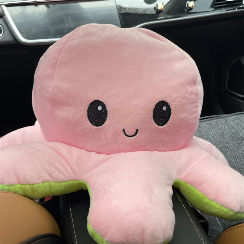 

big 100%-High-Quality-Fabric Octopus knuffels shifter pulpo double-side Toy Burbuja Bedroom plush Newest Animal 50cm mood