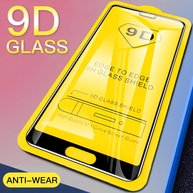 2 шт. изогнутое 9D закаленное стекло для Huawei P30 Pro Mate 9 P 30 Honor 10 Lite 20 Y5 2019 Защитная