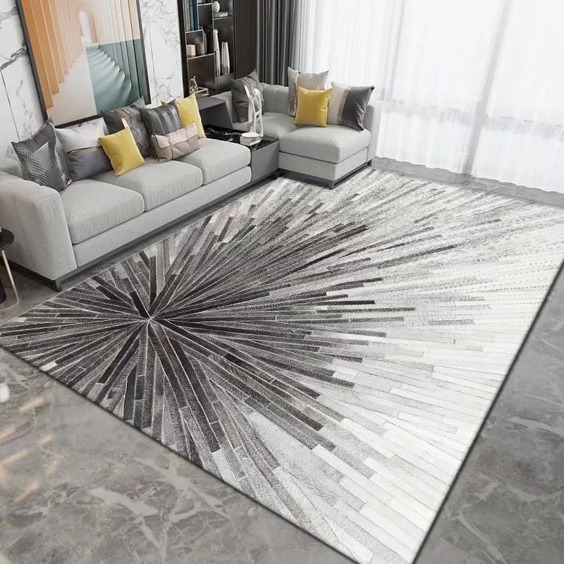 Geometric Carpet for Living Room Velvet Rug Kids Bedroom Bedside Rugs Soft Square Fluffy Carpets Home Sofa Table Decor Mat | Дом и сад