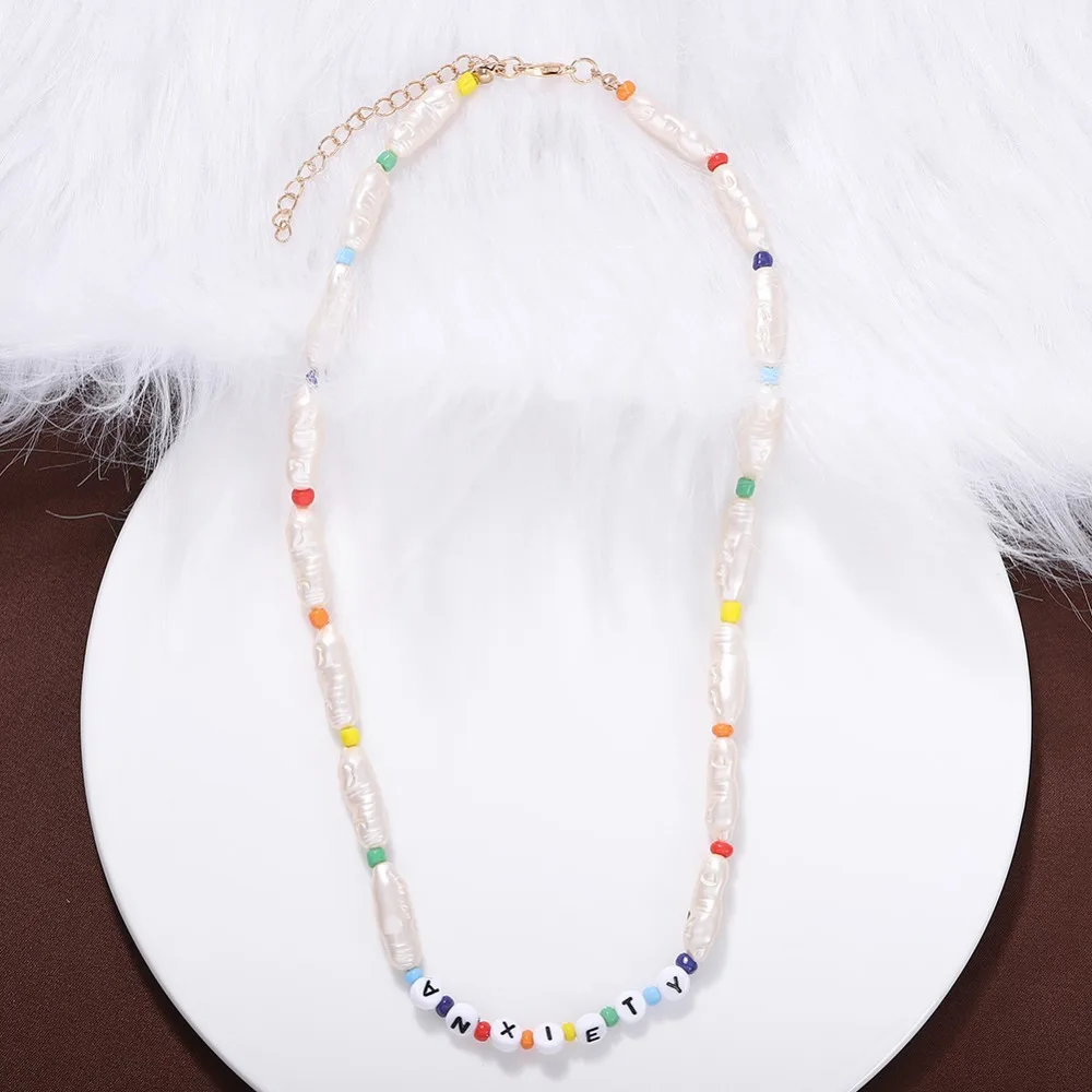 Dvacaman Boho красочные 2 шт./компл. бусы цепочка из нержавеющей стали этнические Многослойные Колье чокер с бусинами для женщин вечерние ювелирные изделия