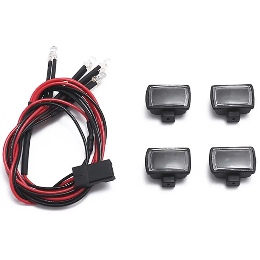 

LeadingStar Roof Luggage Rack with LED Searchlight for 1:10 TRAXXAS TRX6 G63/TRX4 G500 RC Crawler Car Accessories