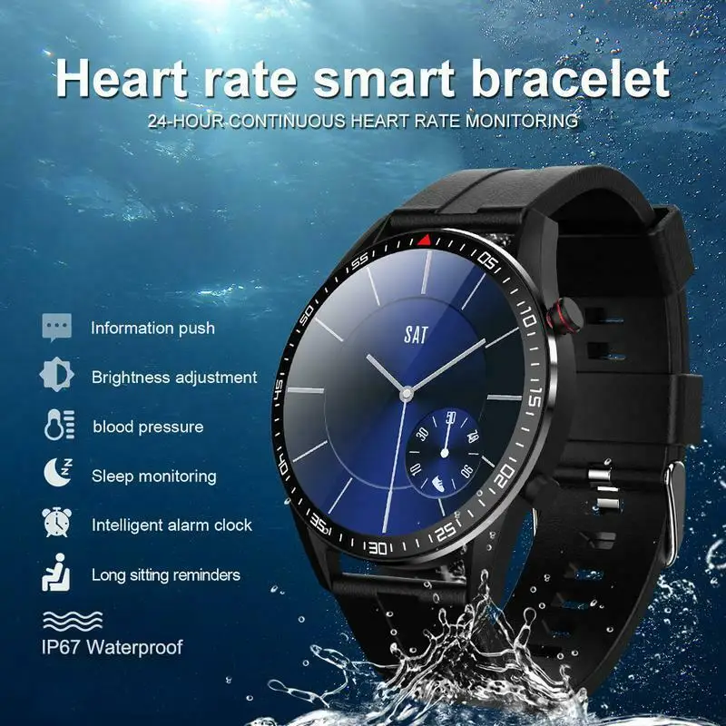 

Smart Watch Men Bluetooth-compatible Full Touch Screen For Android IOS Sports Smartwatch Women Fitness Tracker Sleep Monitor