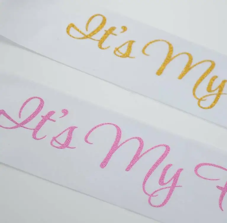 1 шт. горячая Распродажа С Днем Рождения Декор поставки его моя лента для дня