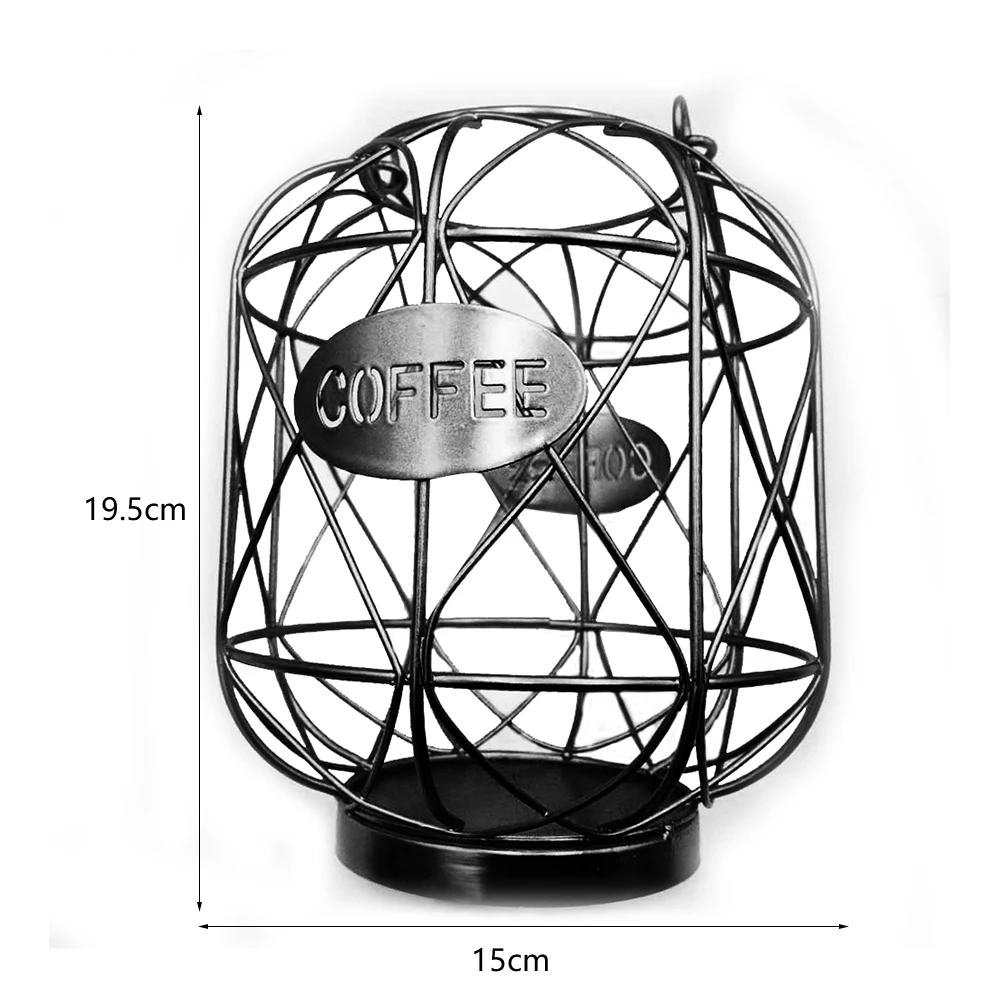 

Coffee Pod Holder and Organizer Mug Large Capacity Coffee Storage Carousel Holder Coffee Capsule Organizer K Cup Storage Basket