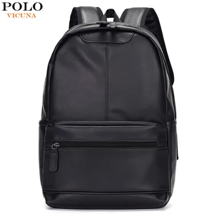 VICUNA POLO, известный бренд, консервативный стиль, кожаный школьный рюкзак, сумка для колледжа, простой дизайн, мужские повседневные Рюкзаки, mochila, Новинка
