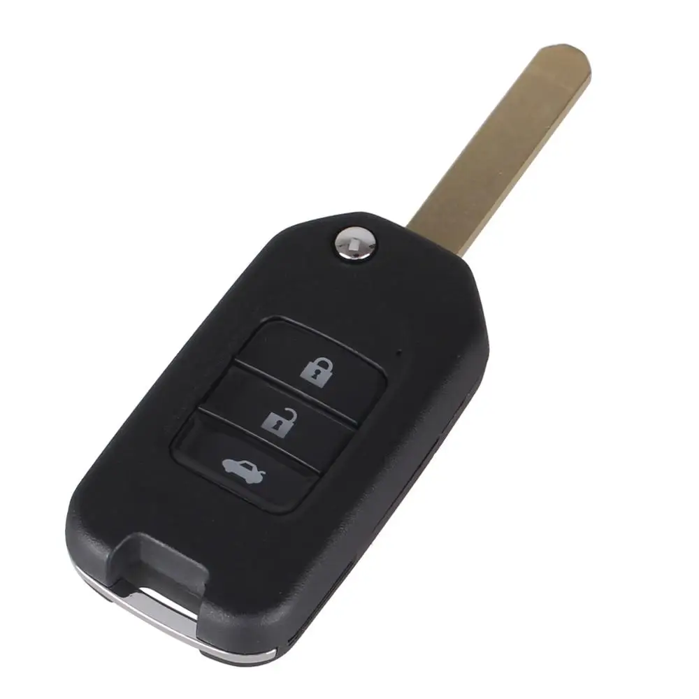 Раскладной чехол KEYYOU С Откидывающейся Крышкой и 3 кнопками для 2014 HONDA CRIDER JADE CIVIC