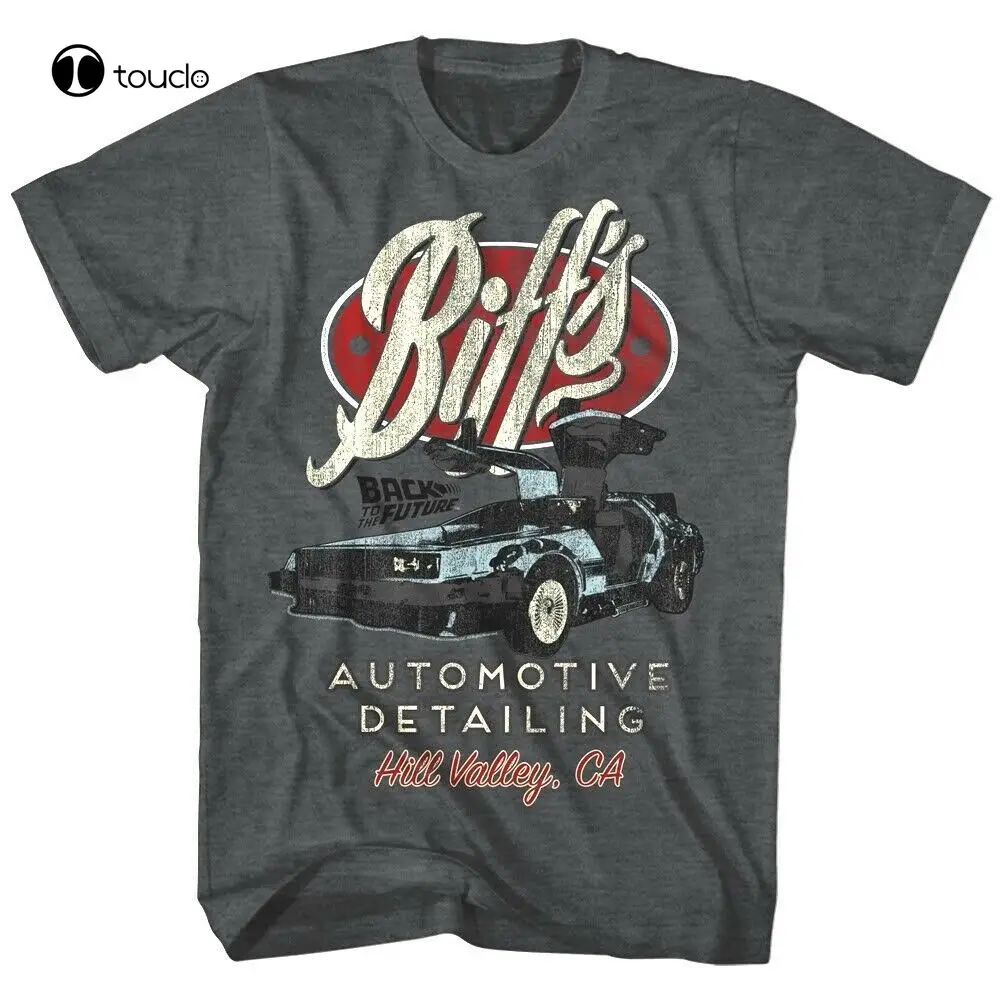 

Back To The Future Mens T Shirt Biff'S Automotive Detailing Hill Valley Movie Tee Shirt Fashion Funny New Xs-5Xl