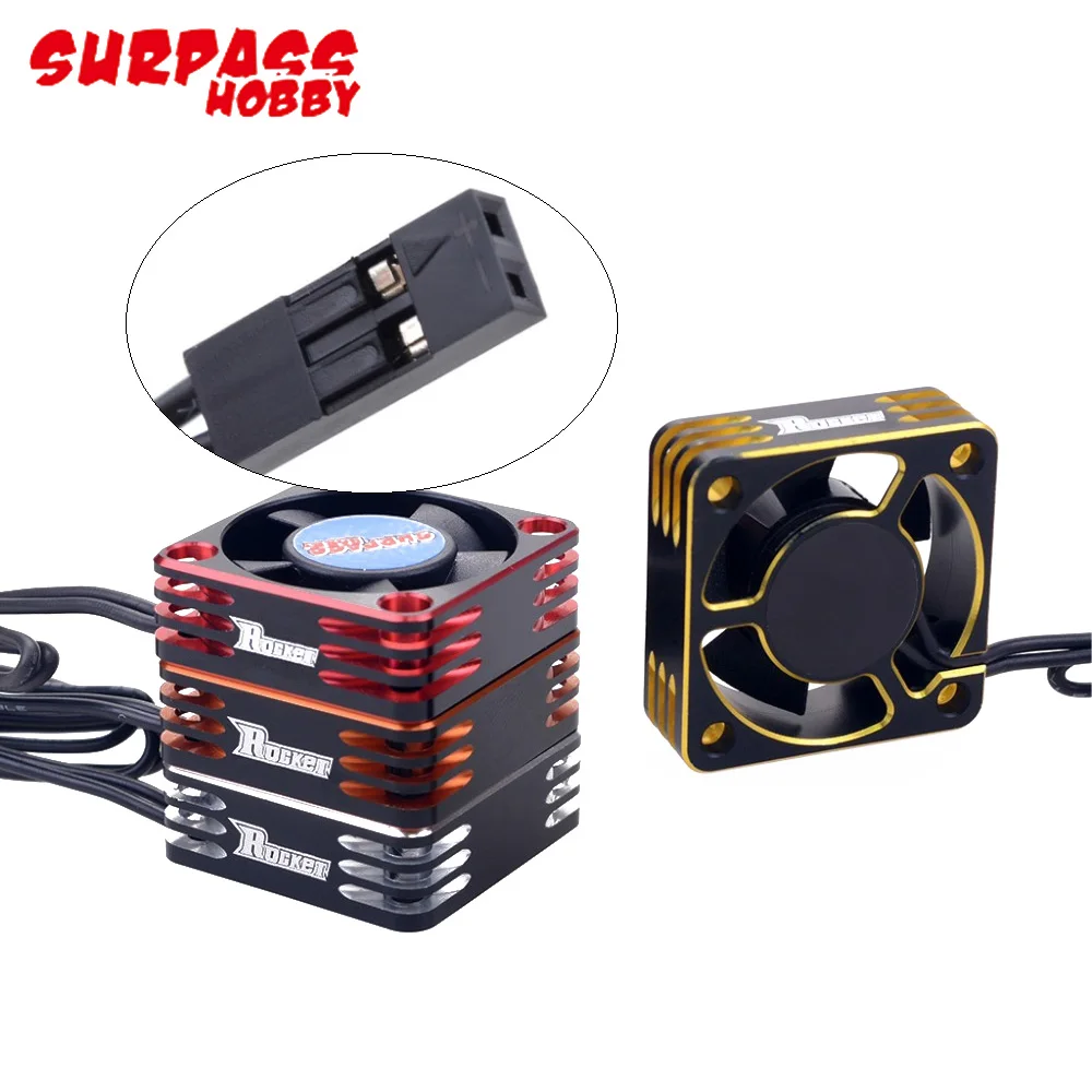 

SURPASS HOBBY 30mm 35mm 40mm 50mm Alloy Metal Motor Cooling Fan Heat Dissipation Compatible With 540 550 3650 3660 For RC Car