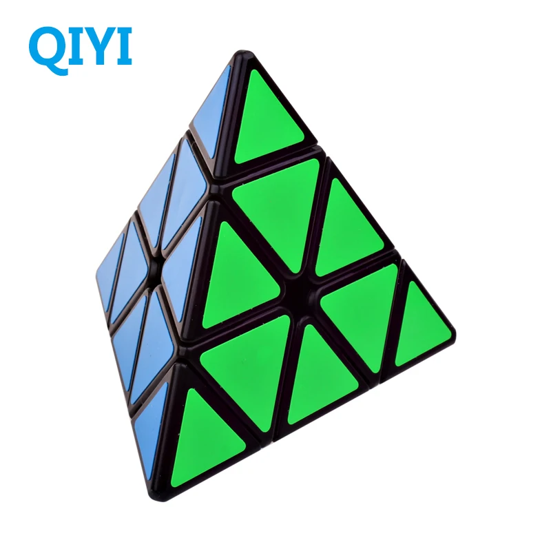 QiYi Qiming 3x3x3 магические Кубики пирамиды скоростные кубики профессиональный кубик