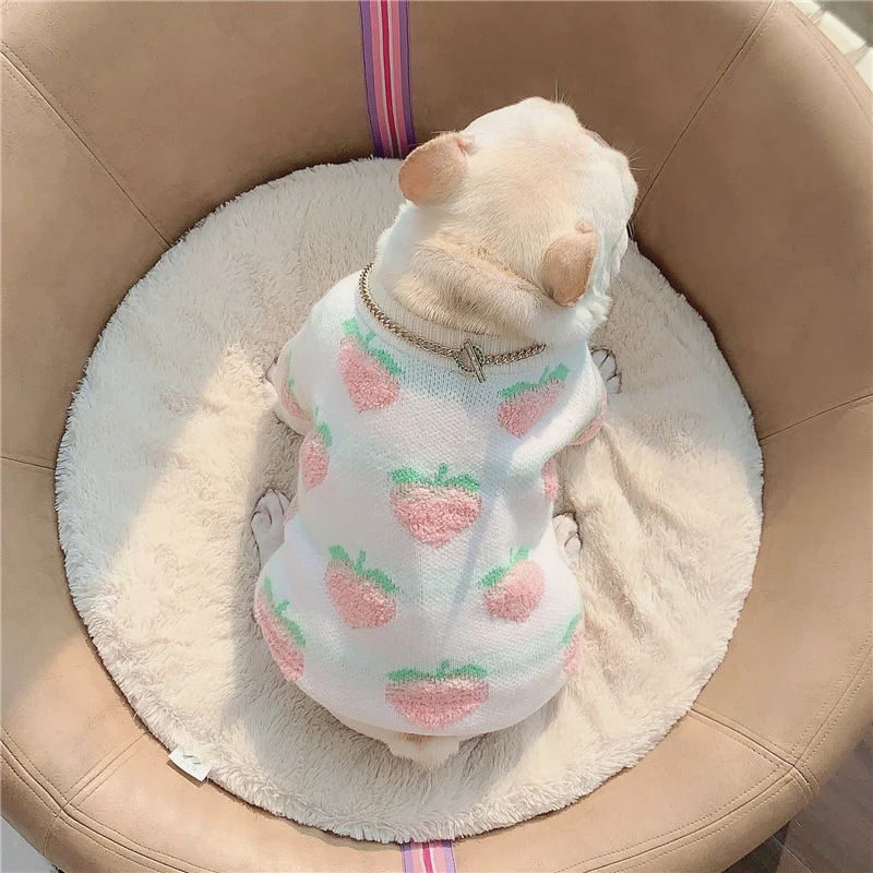 Купить Зимняя одежда для собак, свитер для домашних животных, одежда для мопса, французского бульдога, одежда для пуделя, шнауцера, валлийский корг... Pаспродажа Зимняя одежда для собак, свитер для домашних животных, одежда для мопса, французского бульдога, одежда для пуделя, шнауцера, валлийский корг...