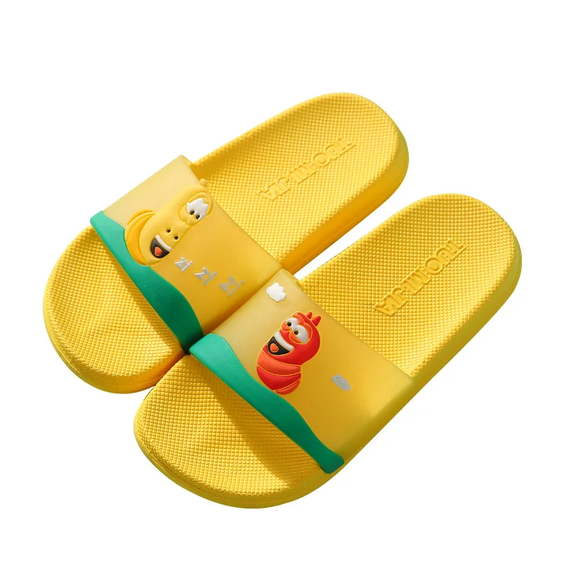Летняя детская обувь детские тапочки Нескользящие Симпатичные Мультяшные