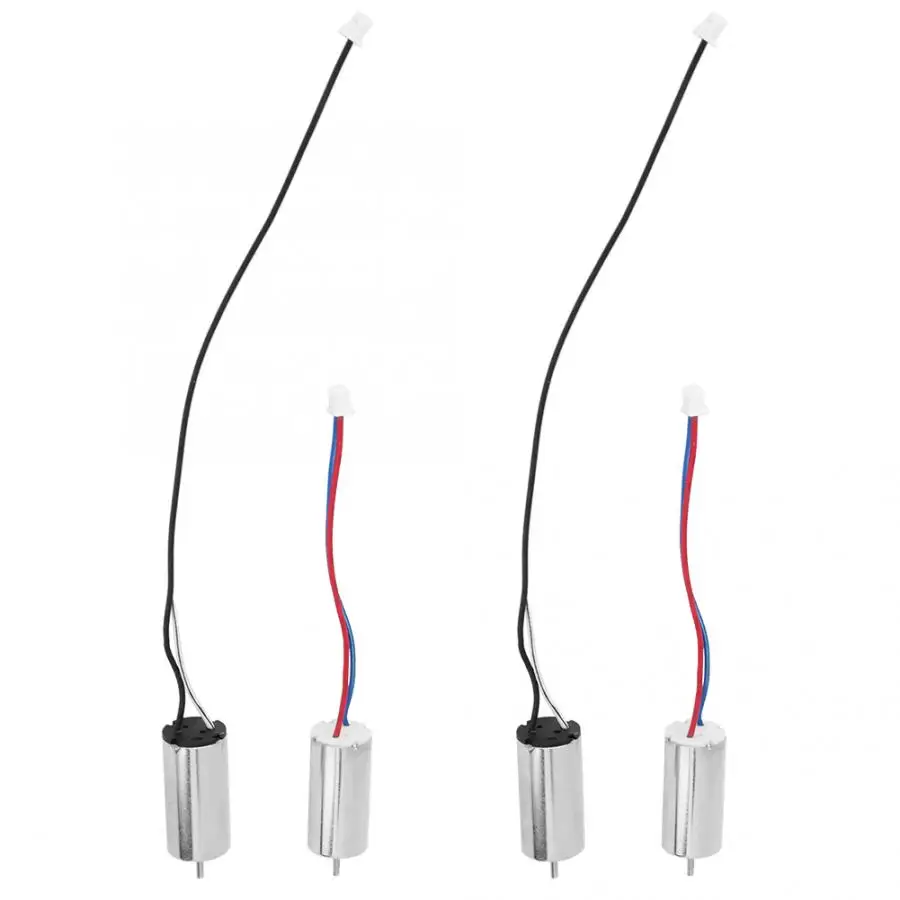 4 шт. двигатель с щеткой 3 7 В постоянного тока 44000 об/мин 10x20 мм микромотор провод