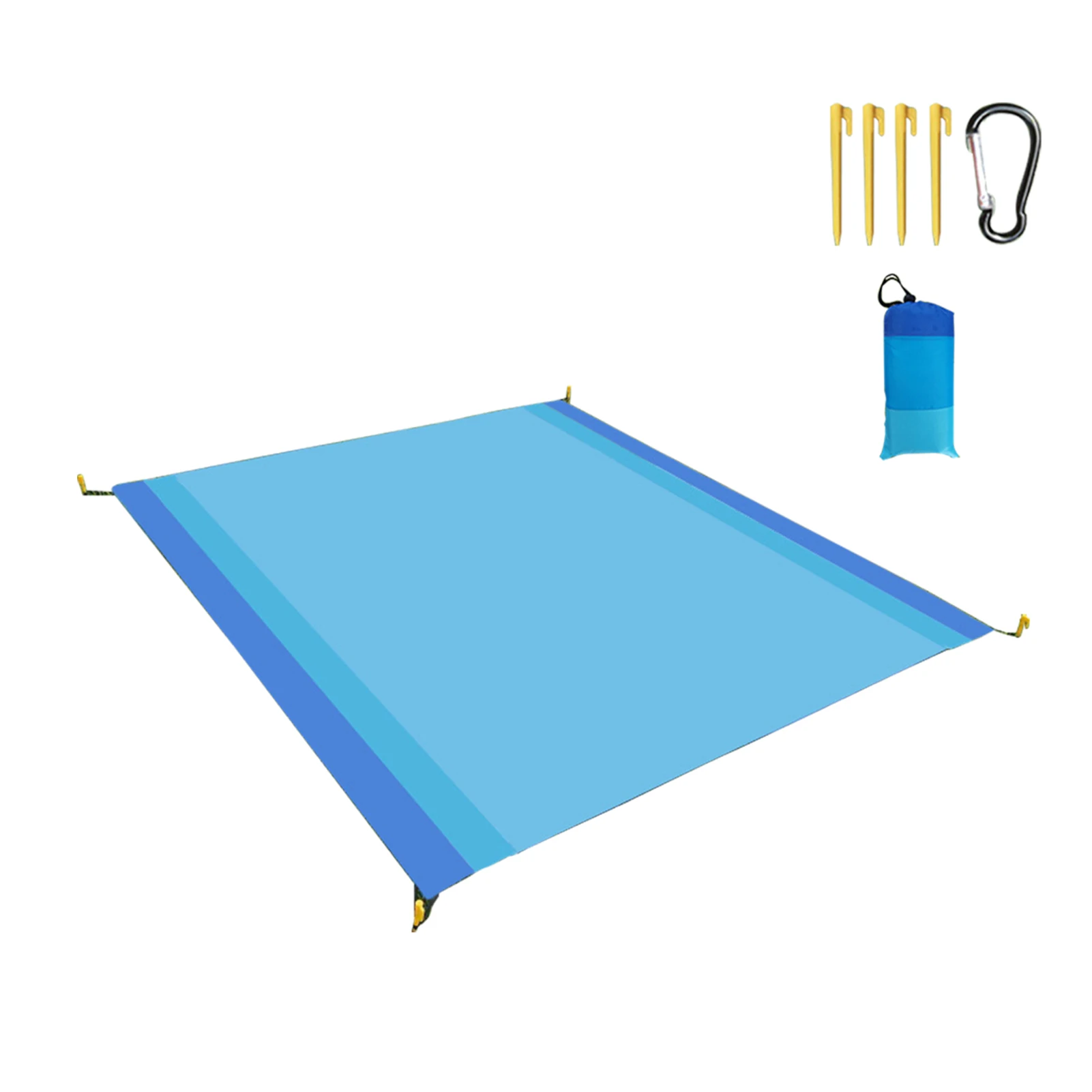 

Многофункциональное полиэстеровое пляжное одеяло, большой коврик для отдыха на открытом воздухе, путешествий, пикника, пешего туризма, вод...