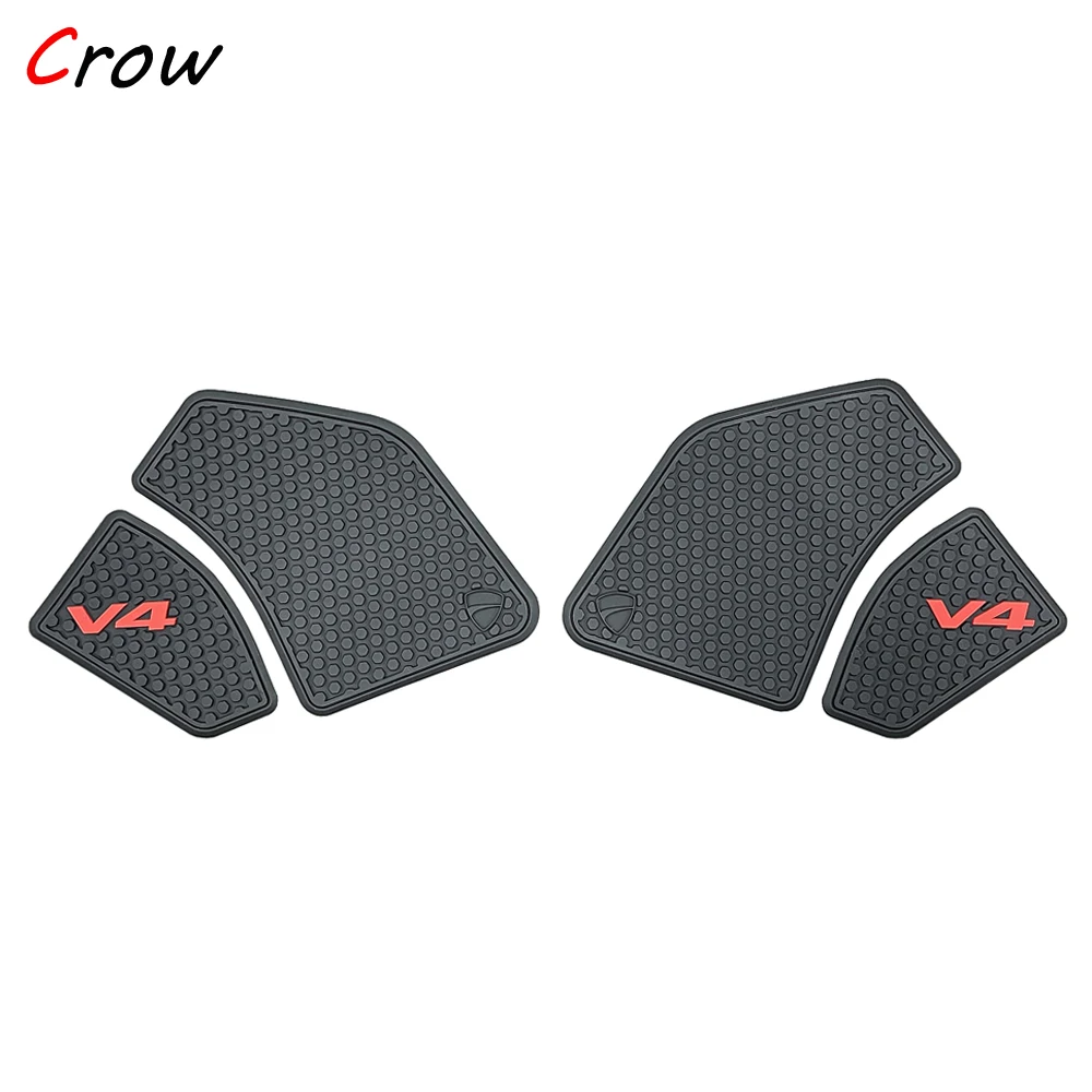 

Подходит для Ducati, наклейка на бак мотоцикла V4 Panigale V4S Streetfighter V4 S 2021 2020 2019 2018, накладки на топливный бак, наколенники