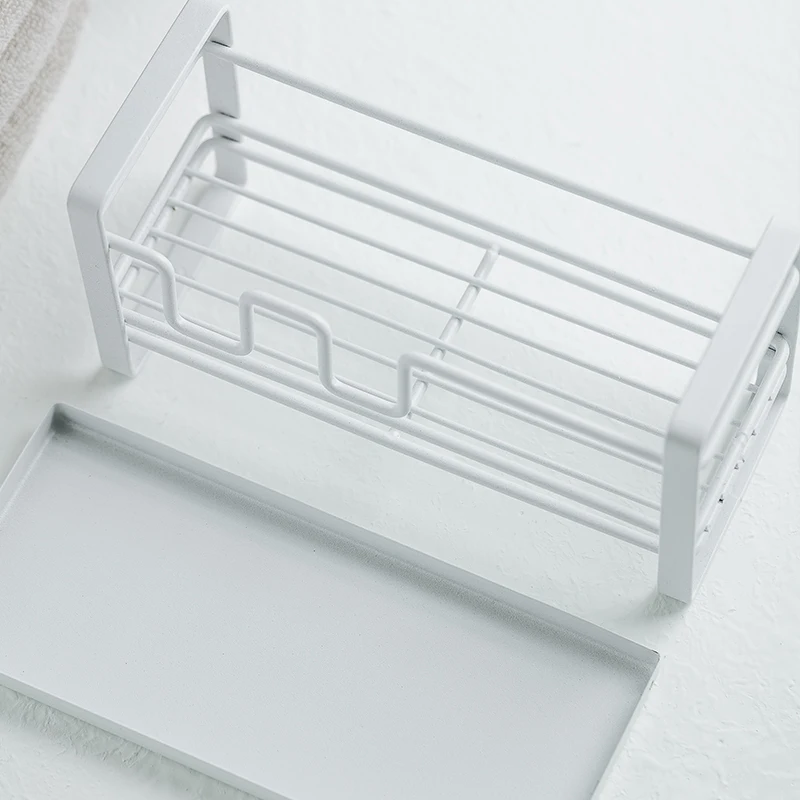 Стеллаж для хранения губки боковой держатель кухонной раковины посуды