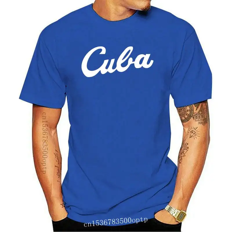 

Мужская футболка с изображением Куба, сценариев, бейсбол, кубинский Кастро-Вива, 1799