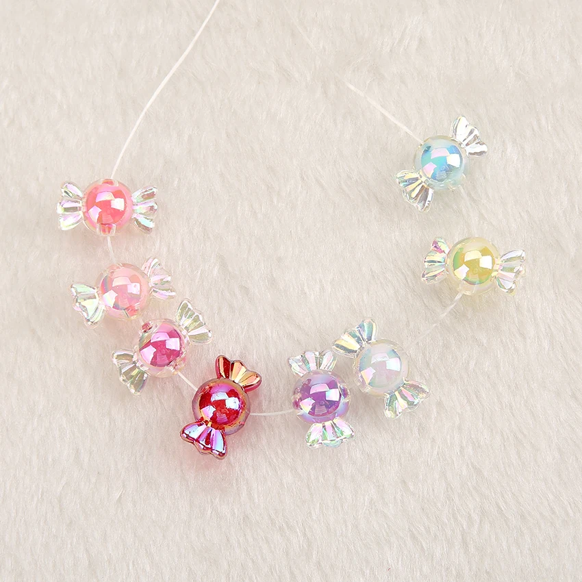 10 шт./лот милые разноцветные кабошоны из смолы яркие бусины с hloe для DIYJewelry