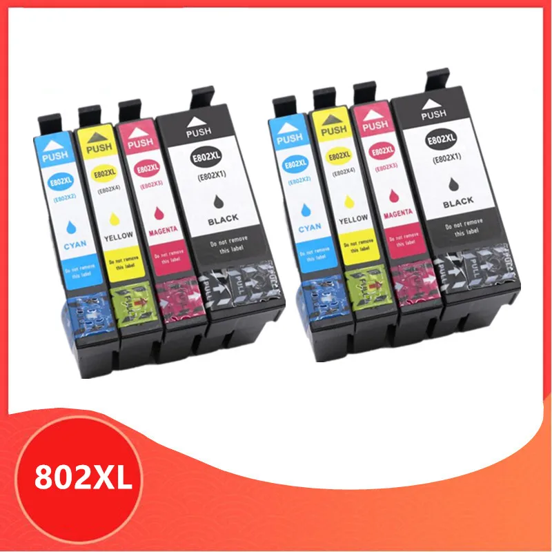 Compatible Ink Cartridge For Epson 802XL T802XL T802 802 For WorkForce WF-4720 WF-4730 WF-4734 WF-4740 WF-4745