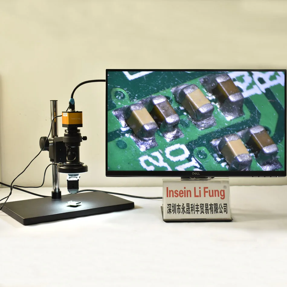 HD промышленный видео 3D микроскоп 2D переключаемая Оптическая лупа HDMI материнская плата электронный элемент