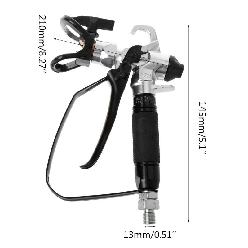 

2018 New High Quality Airless Spray Gun For Graco TItan Wagner Paint Sprayers With 517 Spray Tip Best Promotion