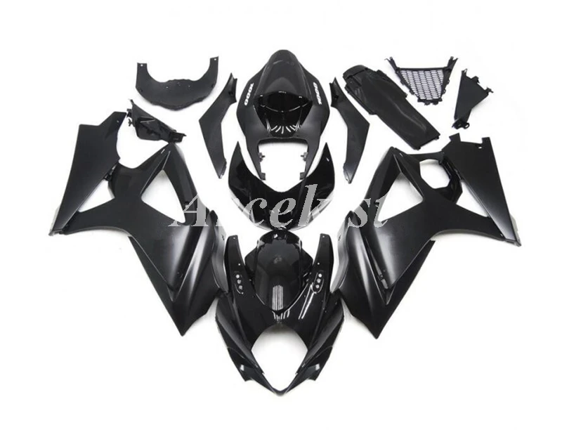 

Литья под давлением Новый ABS весь обтекатели комплект подходит для Suzuki GSX-R1000 GSXR1000 2007 2008 07 08 K7 кузов Комплект черного цвета