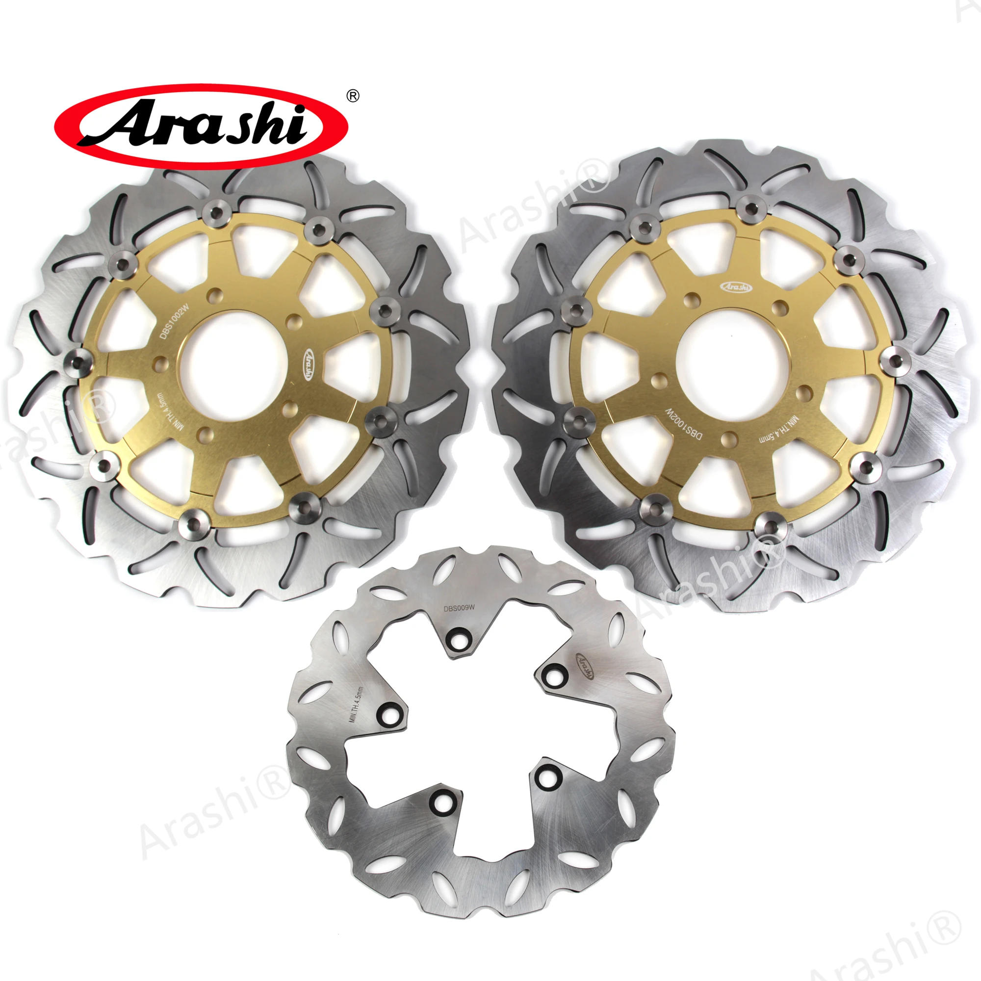 Arashi 1 комплект для SUZUKI SV650S 1999-2002 CNC Передние Задние тормозные диски SV 650 S SVS 1999 2000 2001