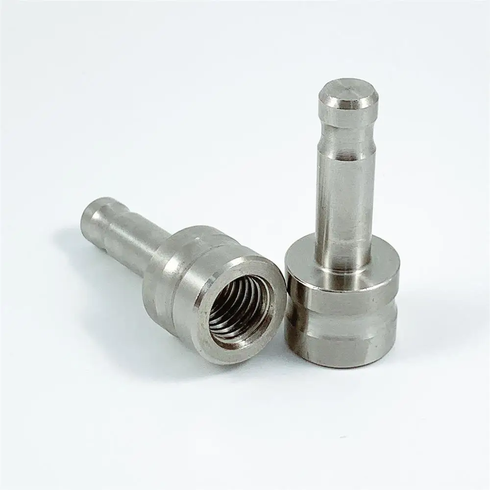 2 шт. адаптер из нержавеющей стали 25 мм pole FIT LEICA PRISM 5/8 &quotx 11 female thread to Dia.12 мм|Детали и