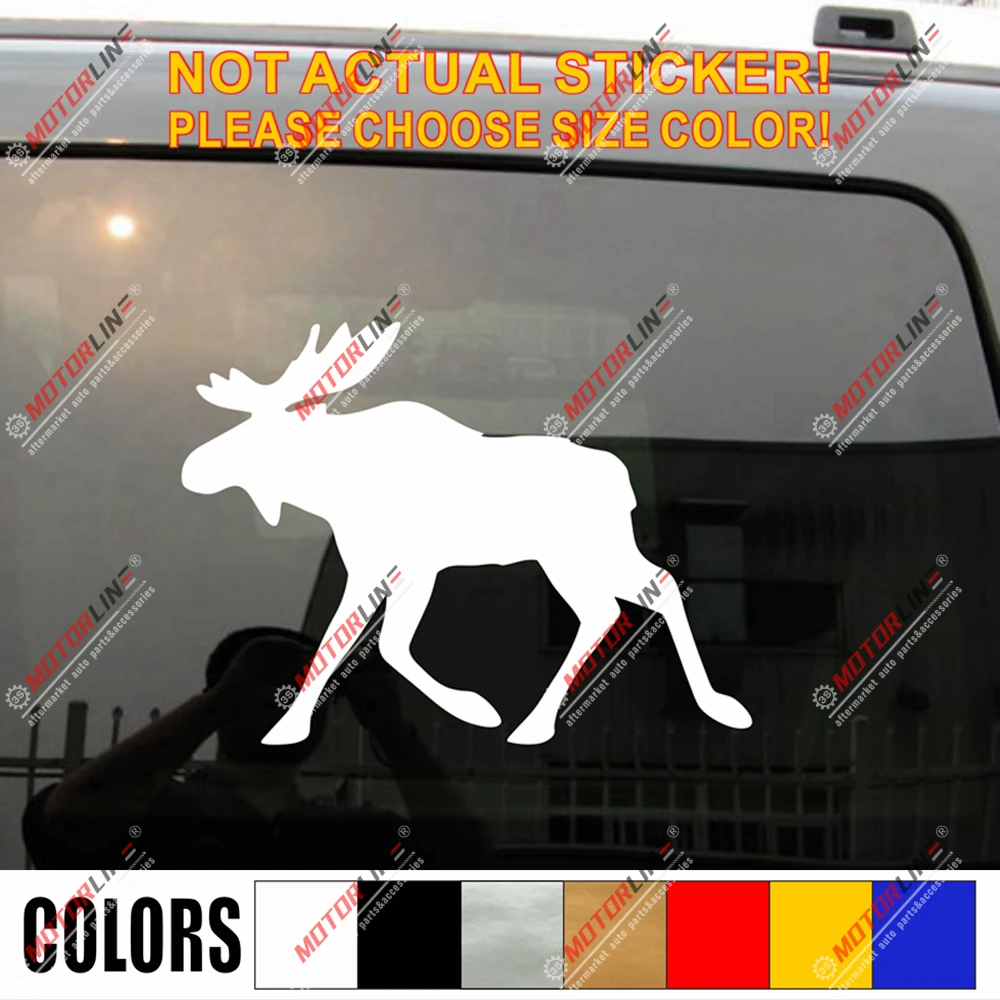 Виниловая наклейка MOOSE Elk Sweden выберите размер и цвет без bkgrd|Наклейки на