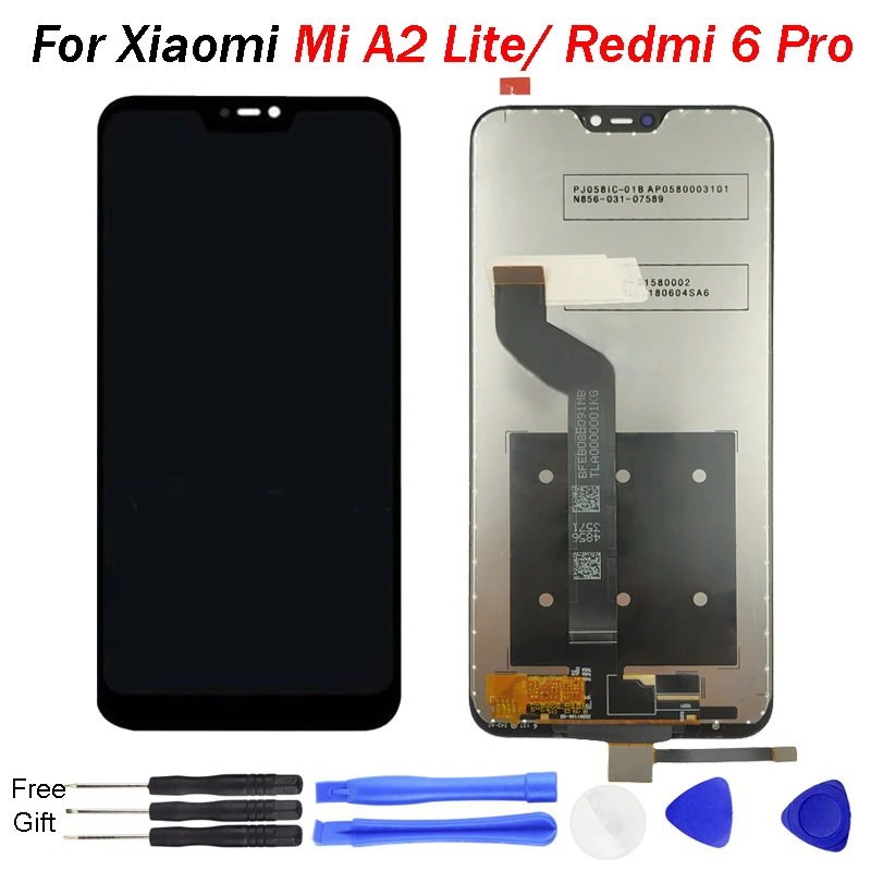 Для Xiaomi Redmi 6 Pro дисплей сенсорный экран дигитайзер сборка ЖК замена для Mi A2 Lite