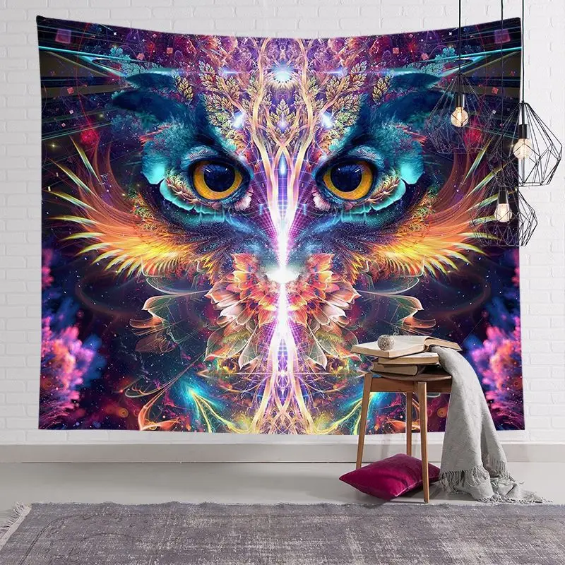 Настенный декор в стиле бохо индийская мандала гобелен хиппи настенный