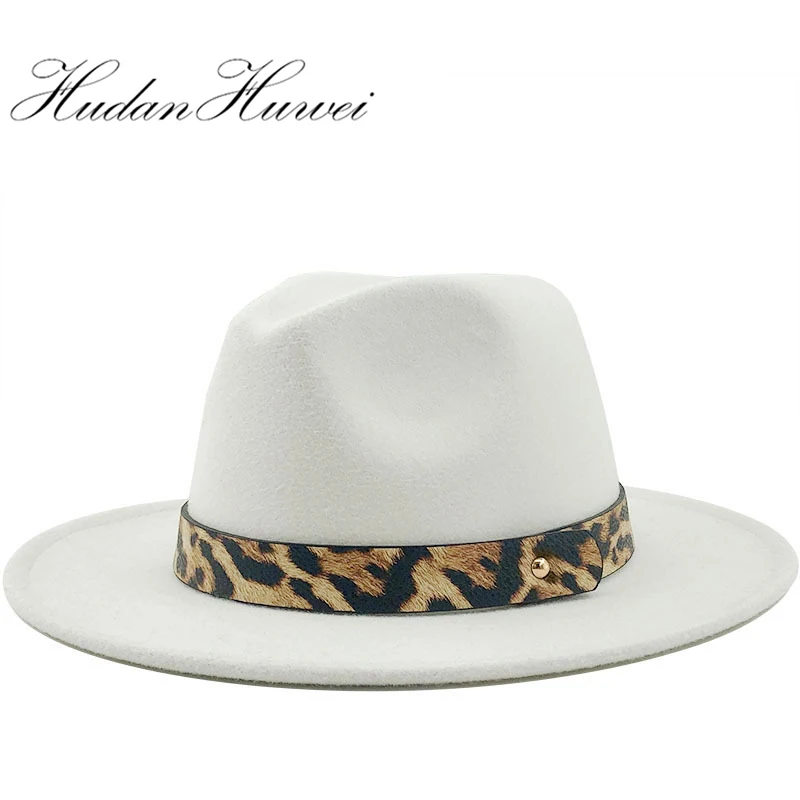 Лидер продаж 2020 женская и мужская джазовая Панама шерстяная фетровая шляпа