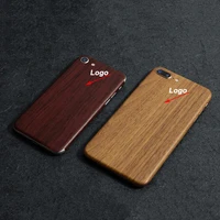 rear stickers wrap skin wood grain decorative for iphone 8 plus mobile phone protector for iphone8 7 6s 6 5s se plus back film