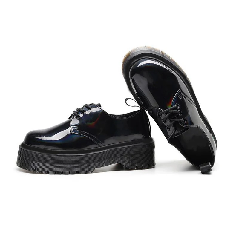 Новая модная женская обувь на платформе Сезон весна-осень Повседневная из