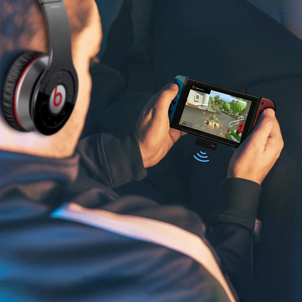 Музыкальный Bluetooth-адаптер для Nintendo Switch A2DP SBC с низкой задержкой USB Type-C