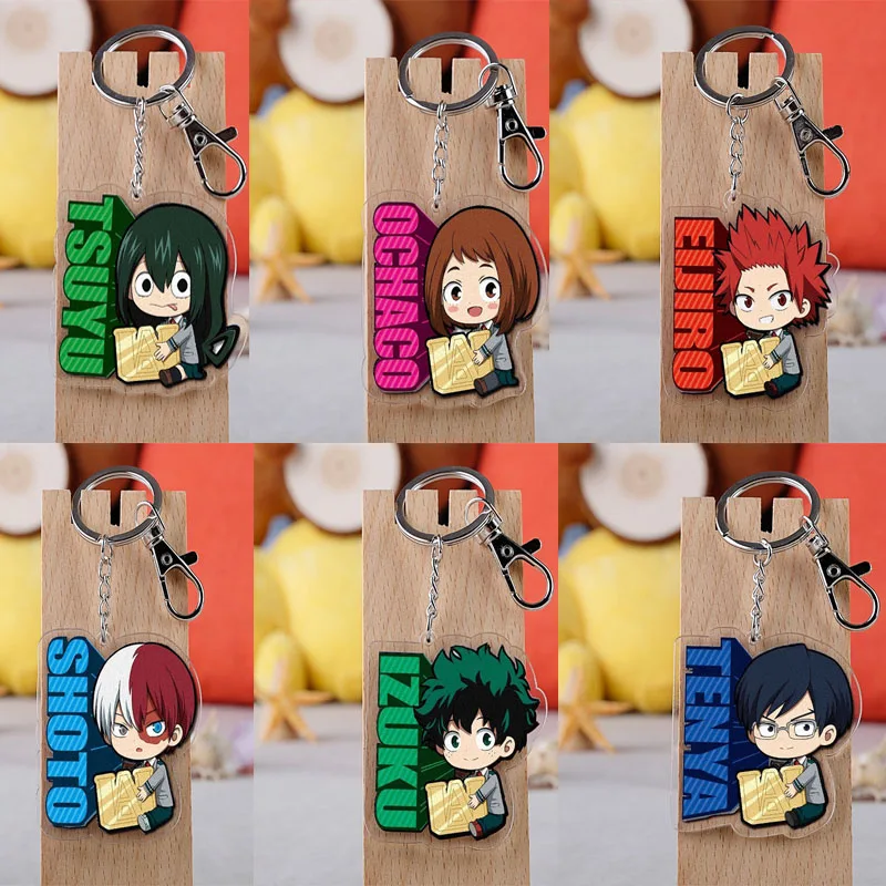 Аниме Мой герой Академия брелок мультфильм фигурка акриловый кулон