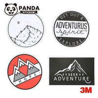 4pcs travel adventure camping outdoor enjoy journey explore wilderness world stickers for mobile phone laptop suitcase stickers