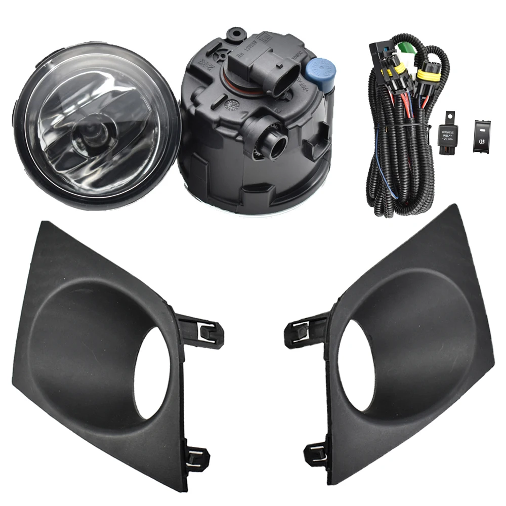 

Противотумансветильник для Tiida C11, Tiida Latio 2004, 2005, 2006, 2007, автомобильная фасветильник из АБС-пластика, металлическая, 12 В, H11, противотуманная фара в сборе, Стайлинг автомобиля