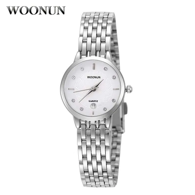 

2020 Top Brand Luxury Gold Ladies Watches WOONUN Full Steel Quartz Wrist Watches for Women Geneva Relogio Feminino Ceas Femei