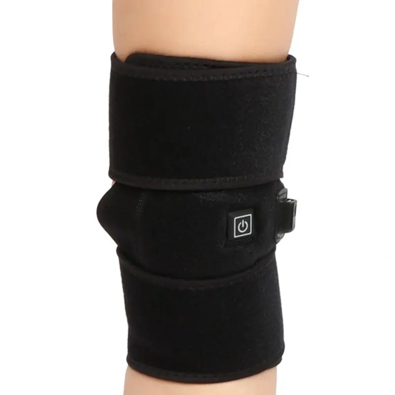 Heated Knee Brace Wrap With USB Electric Heating Pad Rechargeable Protector For Arthritis Pain | Спорт и развлечения
