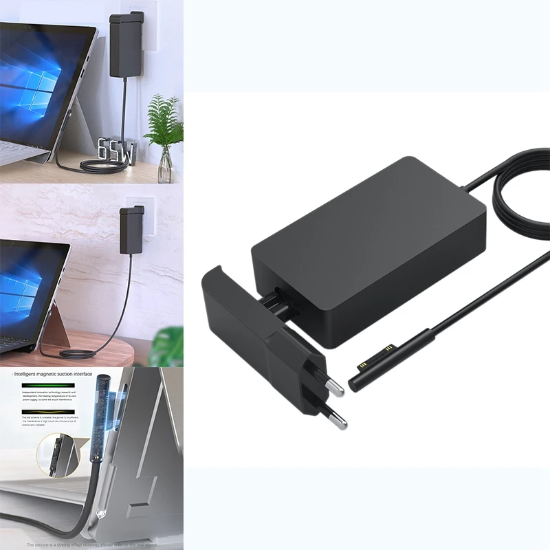 

65W 5V-4A Wall Plug Power Adapter Laptop Charger for Surface Pro 7/Pro 6/Pro 5/ Pro 4/ Pro 3/Pro X/ Surface Go