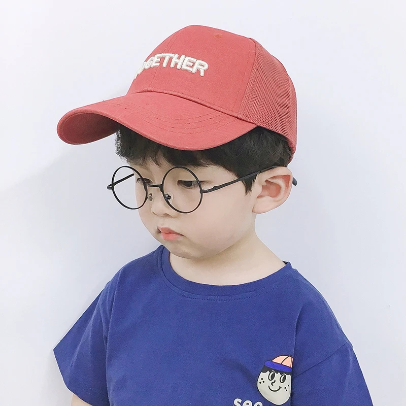 Летняя кепка для мальчиков Солнцезащитная бейсболка пляжная маленьких девочек