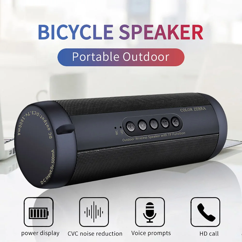 T2 Bluetooth динамик портативный открытый светодиодный беспроводной Колонка громкий динамик Поддержка TF карты FM радио Aux вход HiFi стерео
