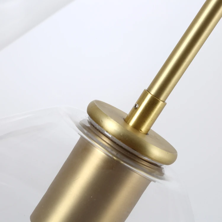 27 современный подвесной светильник из выдувного стекла для ресторана с